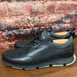Men's COLE HAAN Black Leather Brogue Shoes PREOWNED EXCELLENT CONDITION